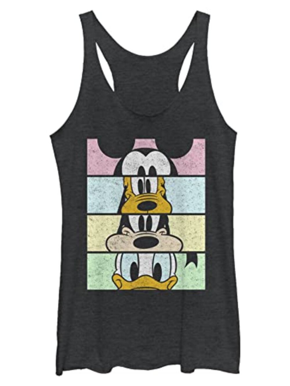 Disney Cropped Tank Top Women's Graphic Tee Sleeveless Crew Neck